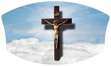 DNSWILL 107 BL Crusifix Clouds Blue